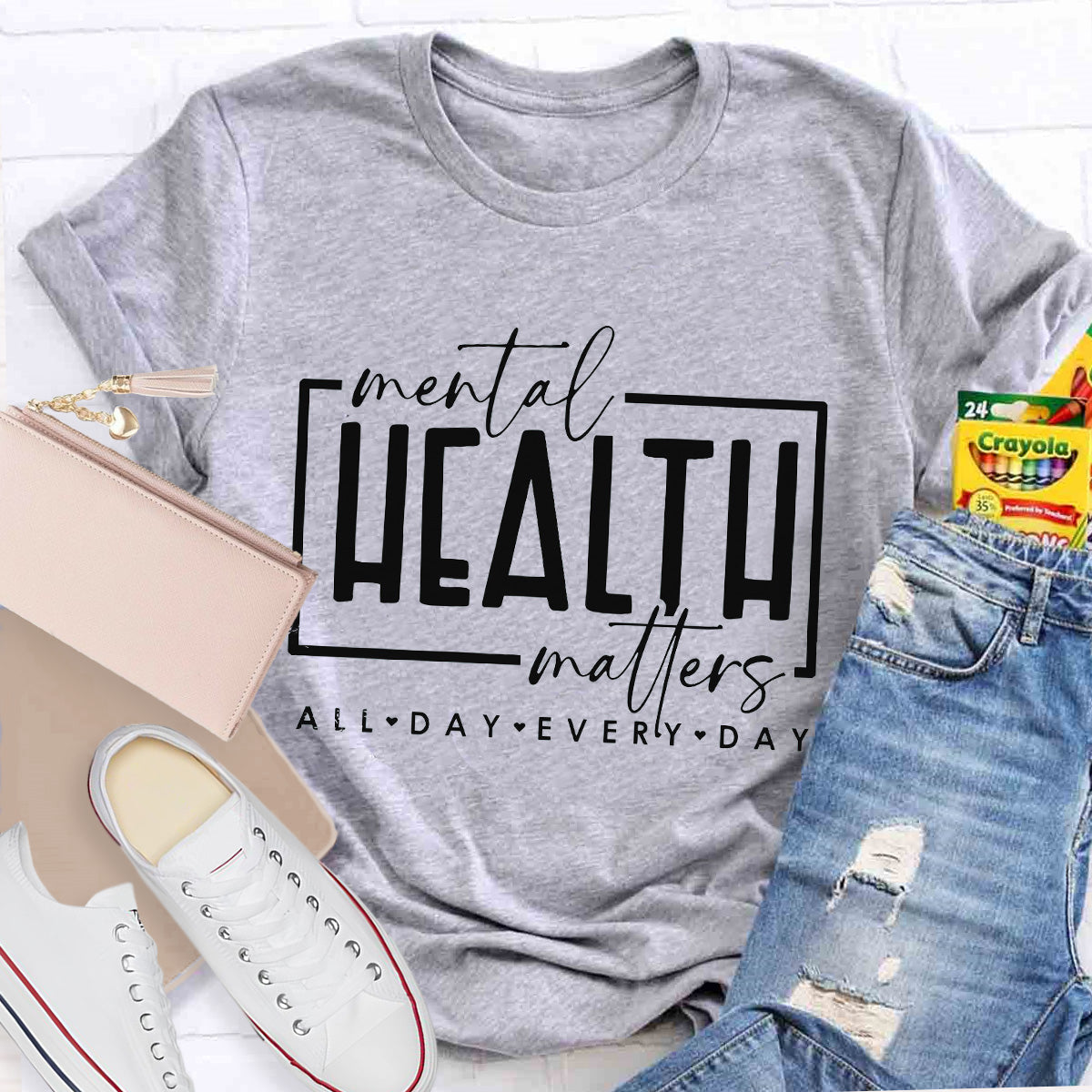 Mental Health Matters All Day Every Day T-Shirt