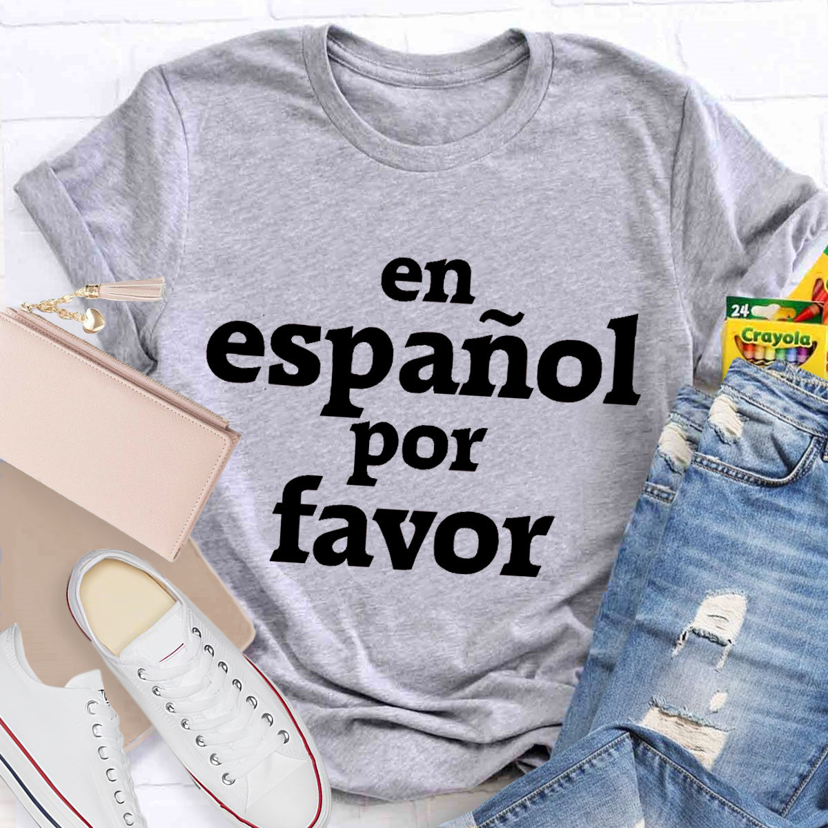En Espanol Por Favor Spanish Teacher T-Shirt