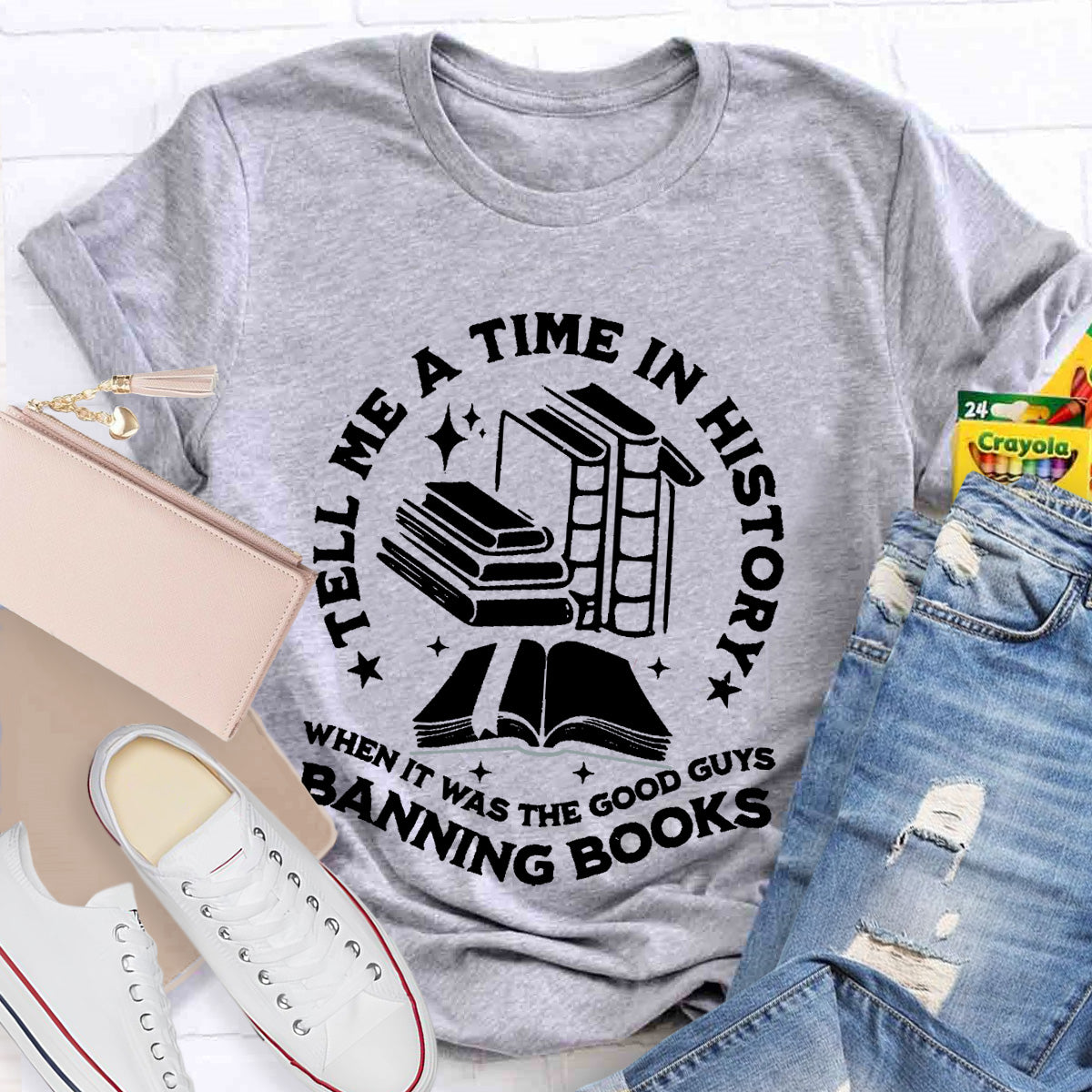 Tell Me A Time In History Teacher T-Shirt