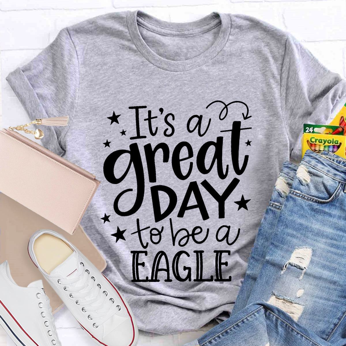 Personalized Mascot It's A Great Day To Be A Bulldog Teacher T-Shirt