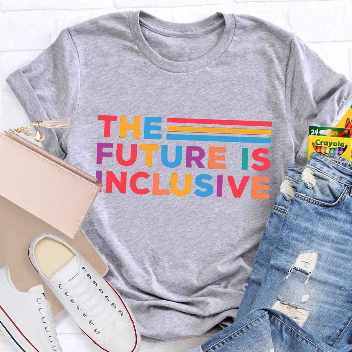 The Future Is Inclusive Teacher T-Shirt