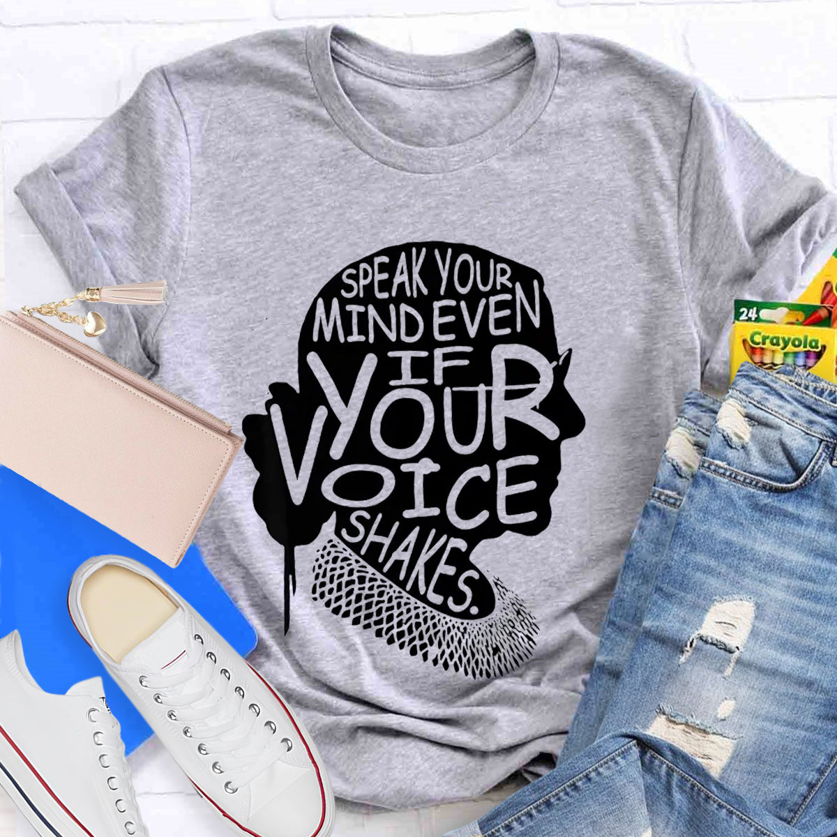 Speak Your Mind Even If Your Voice Shakes T-Shirt