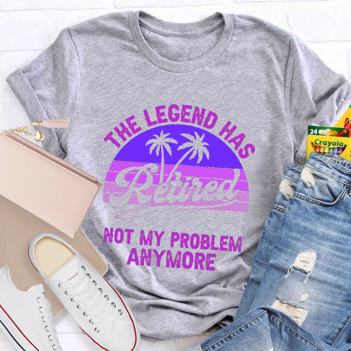 Not My Problem Anymore Retired Teacher T-Shirt