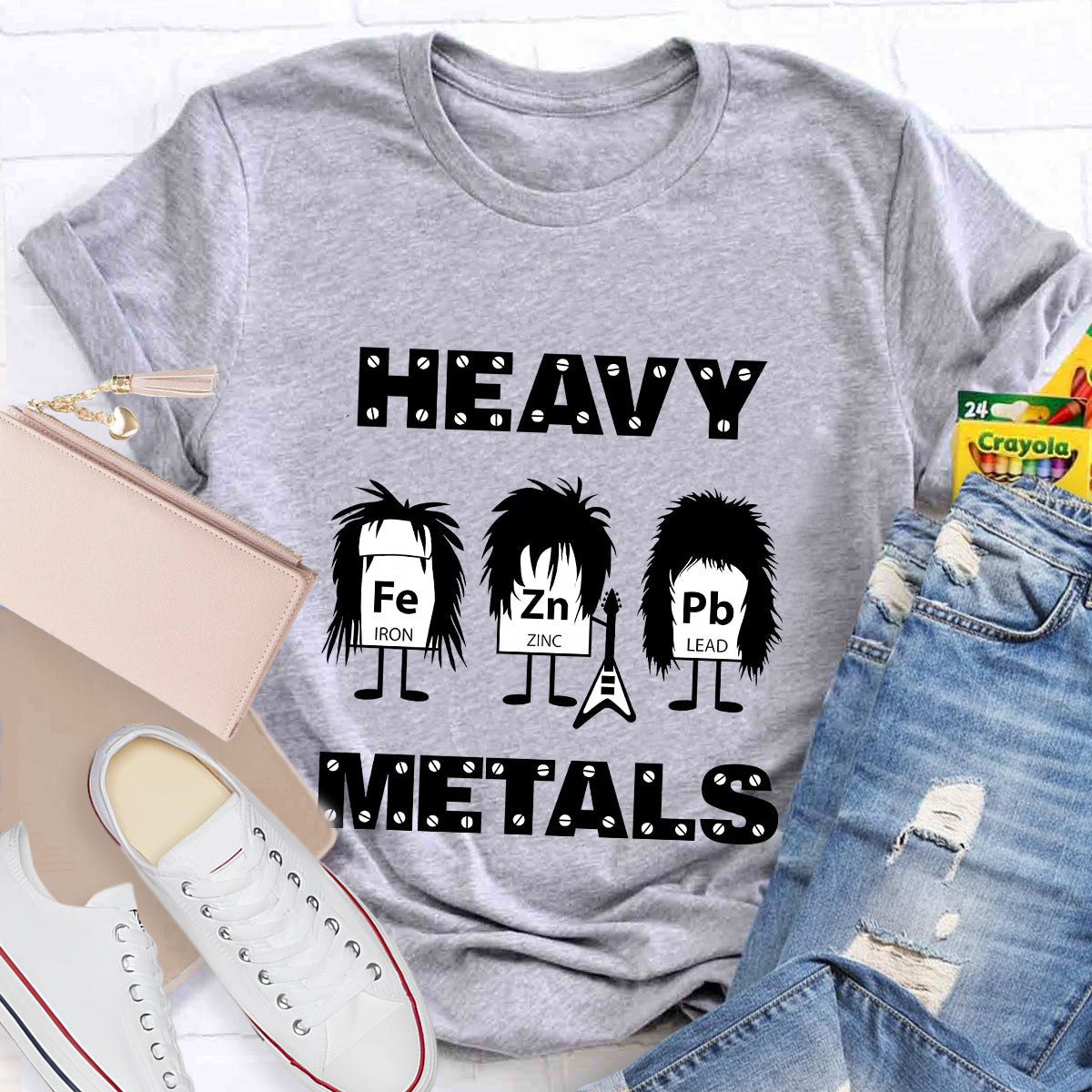 Funny Science Heavy Metals Teacher T-Shirt