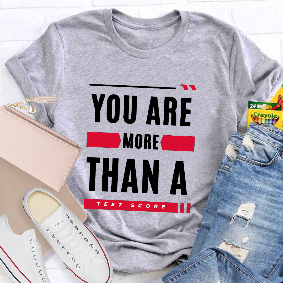 You Are More Than A Text Score Teacher T-Shirt