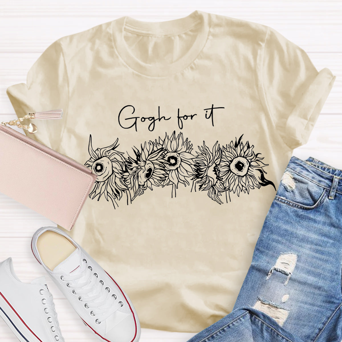 Go For It Art Teacher T-Shirt