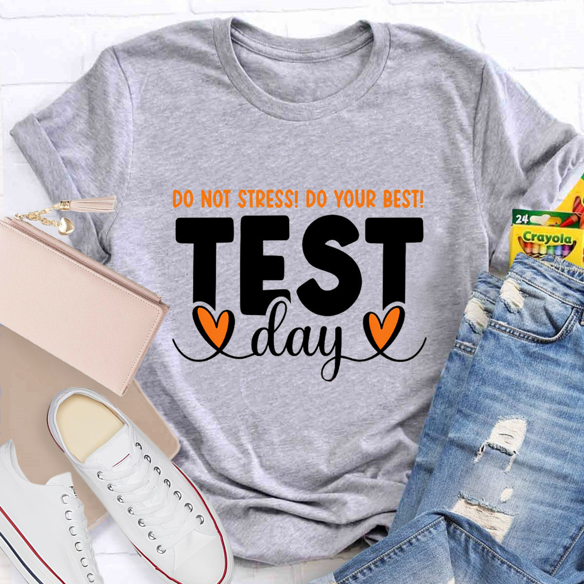 Don't Stress Do Your Best Test Day Teacher T-Shirt