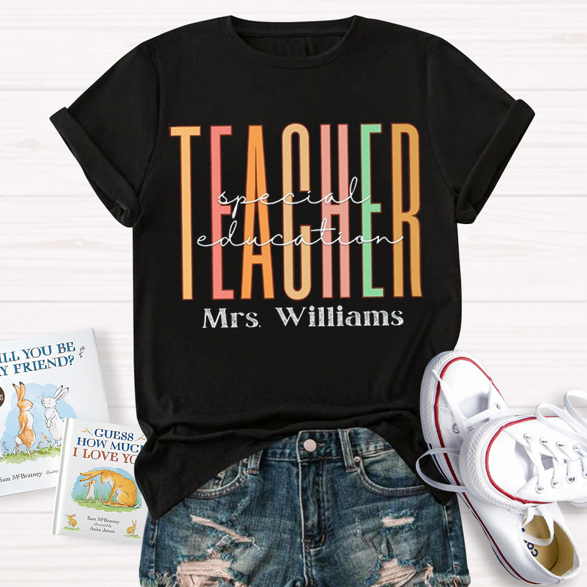 Personalized Sped Teacher T-Shirt