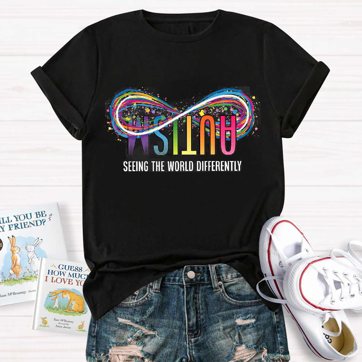 Seeing The World  Differently Infinity Symbol T-Shirt
