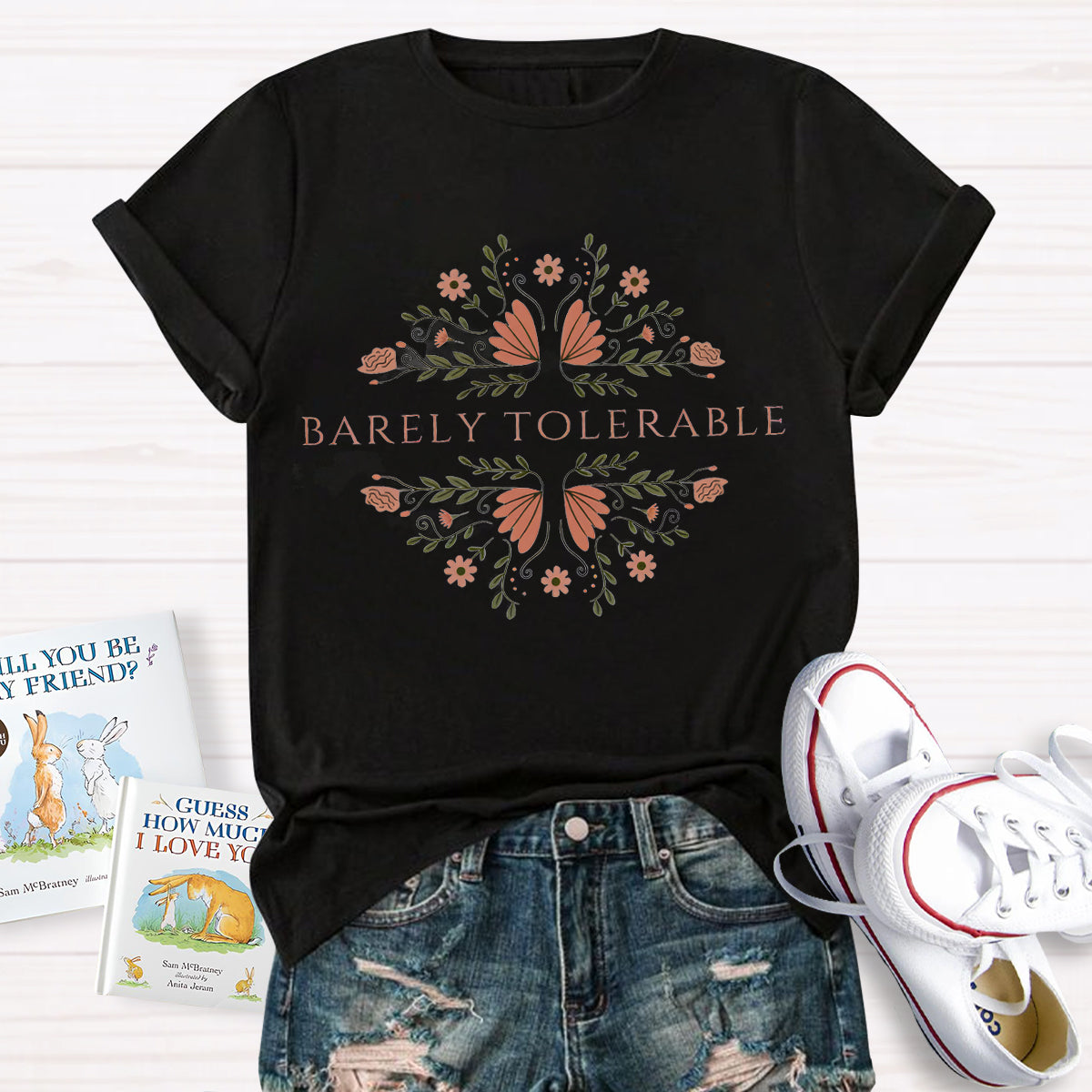 Barely Tolerable Pride And Prejudice Teacher T-Shirt