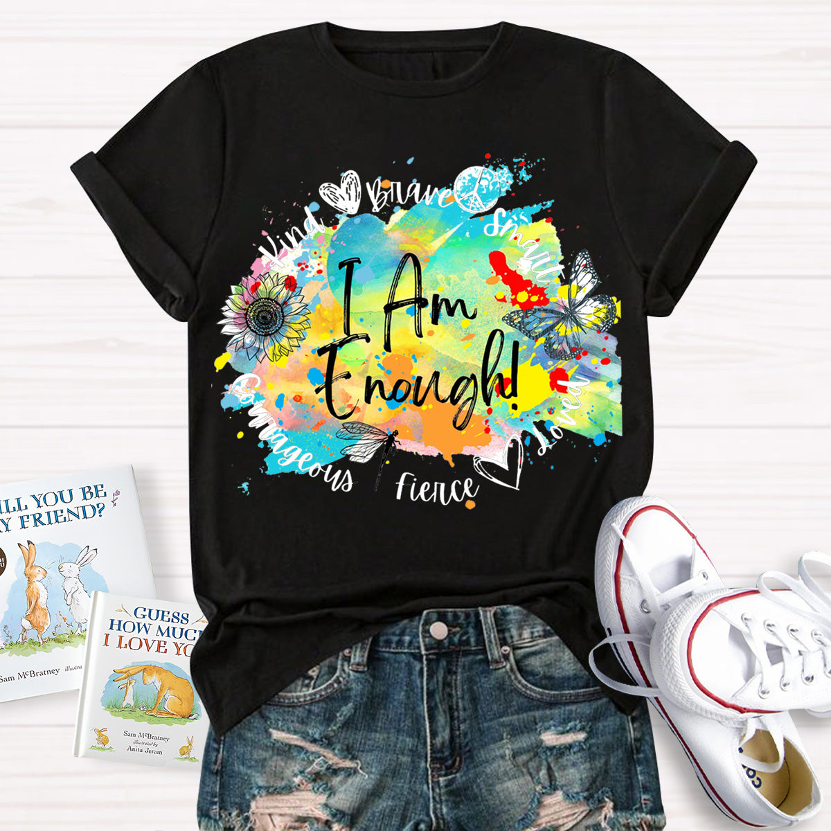 I Am Enough Mental Health Matters Teacher T-Shirt