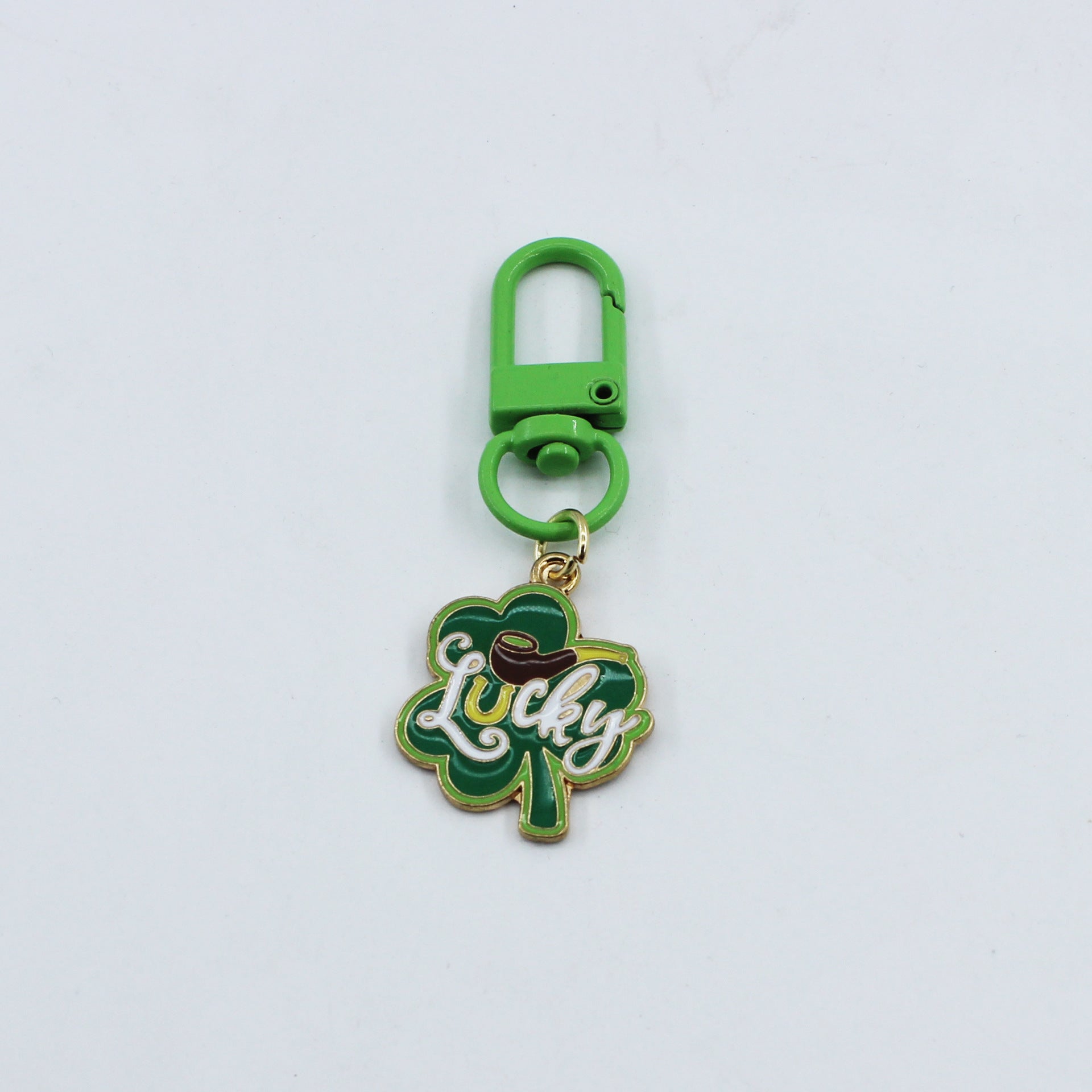 Irish Day Green Shamrock Pendant