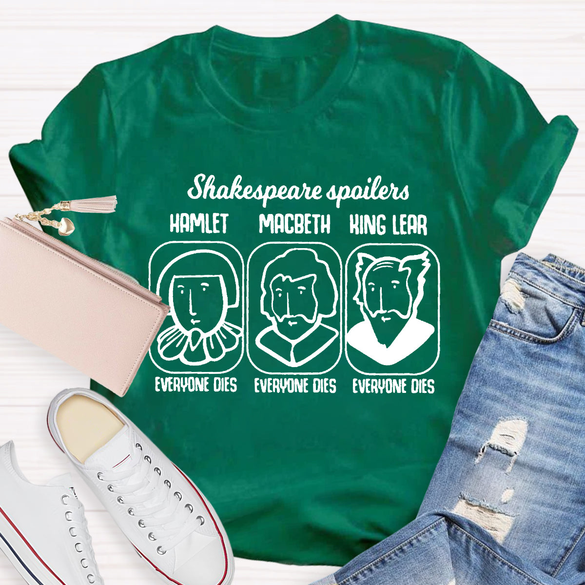 Shakespeare Spoilers Teacher T-Shirt