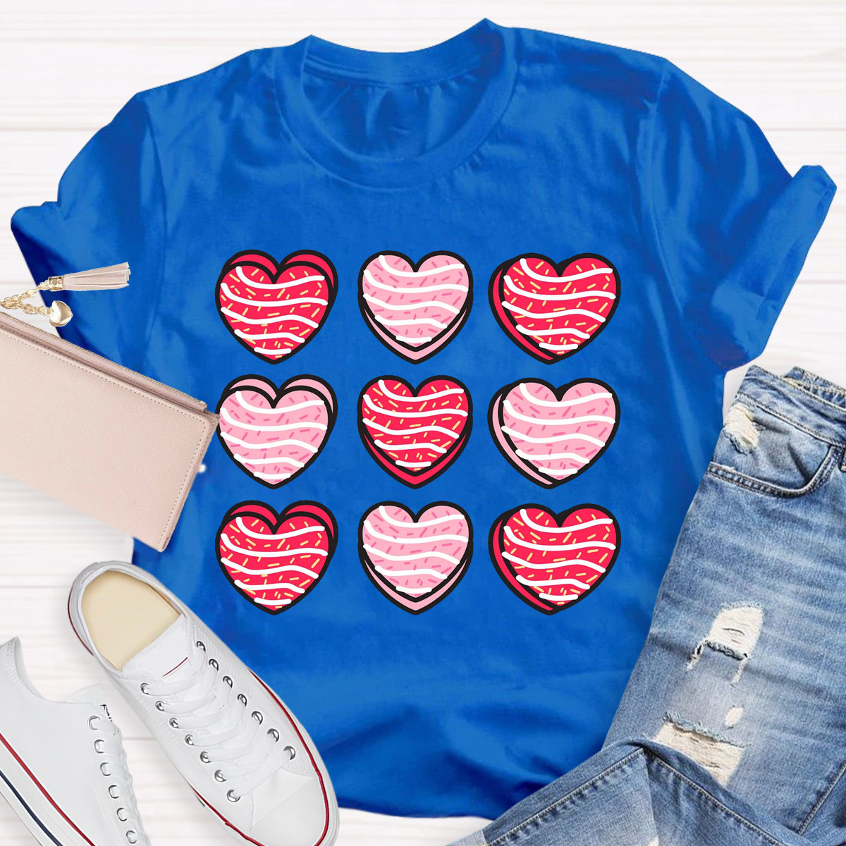 Valentine Heart Cakes T-Shirt
