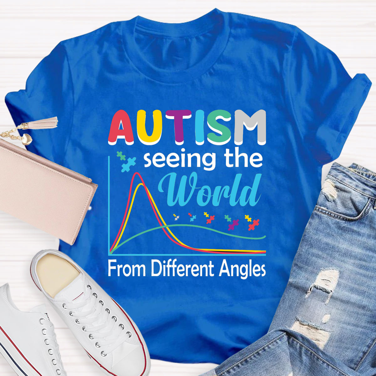 Autism Seeing The World From Different Angles T-Shirt