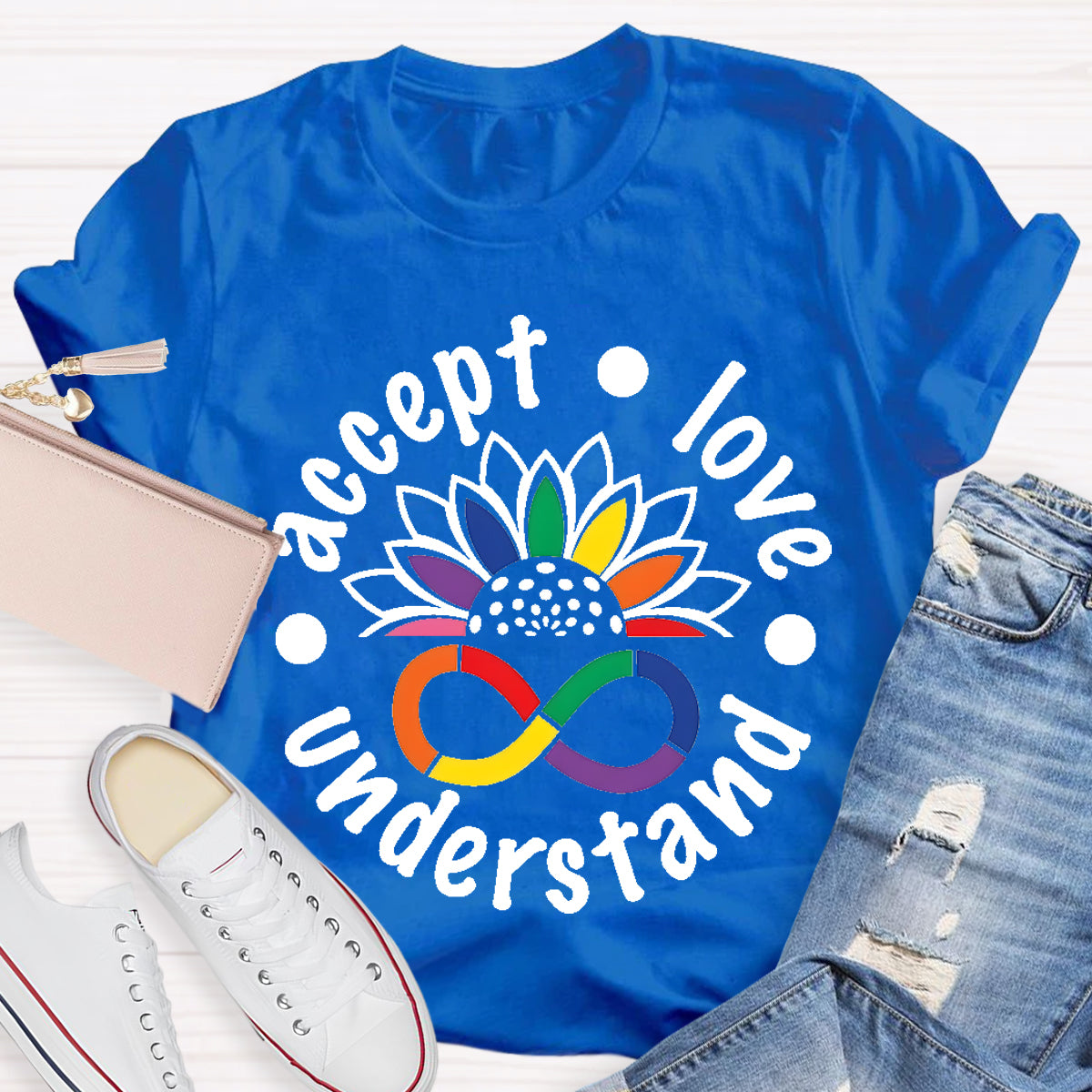 Accept Love Understand Teacher T-Shirt