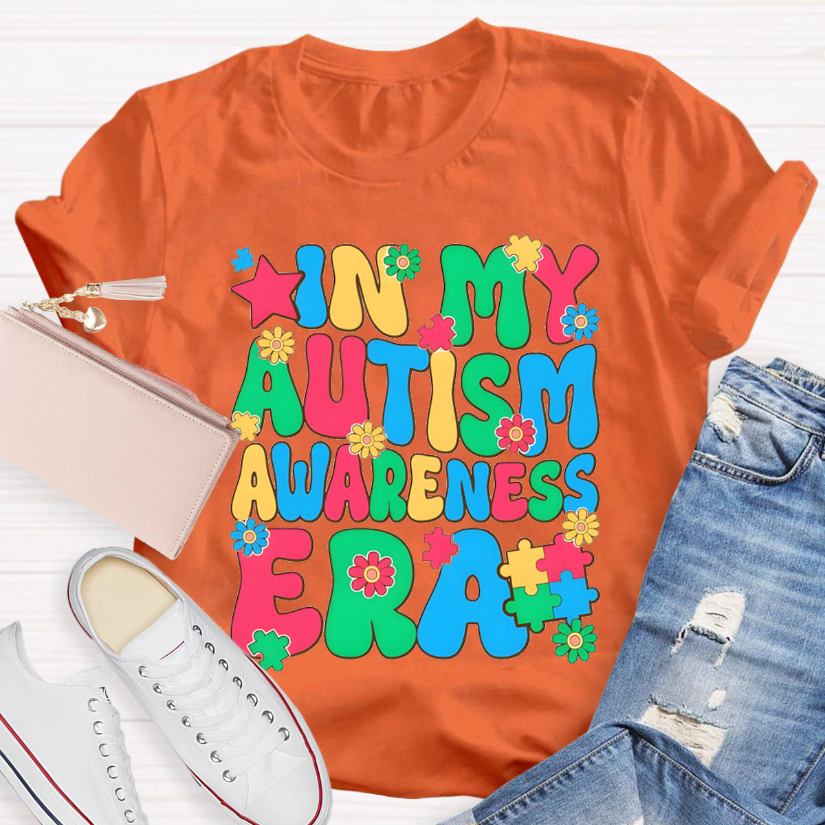 In My Autism Awareness Era Teacher T-Shirt