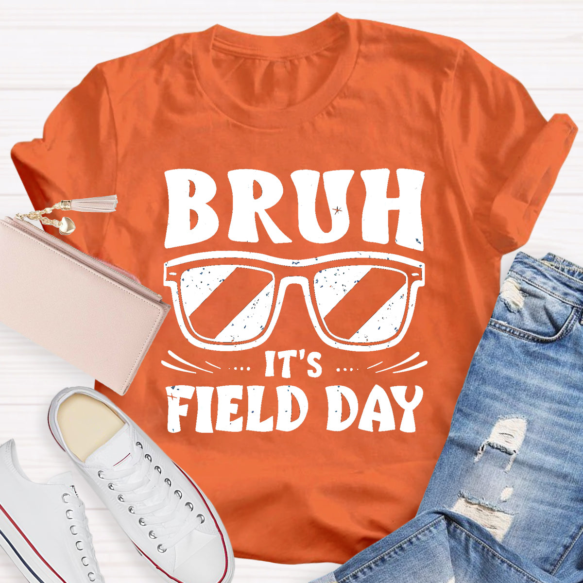 Bruh It's Field Day Teacher T-Shirt