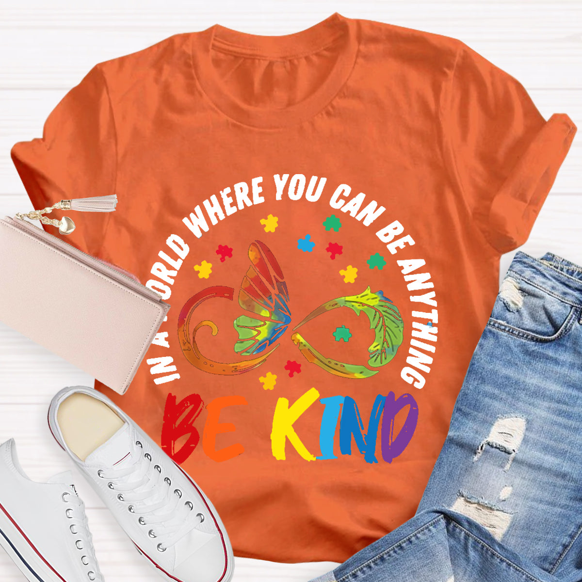 You Can Be Anything Be Kind Teacher T-Shirt