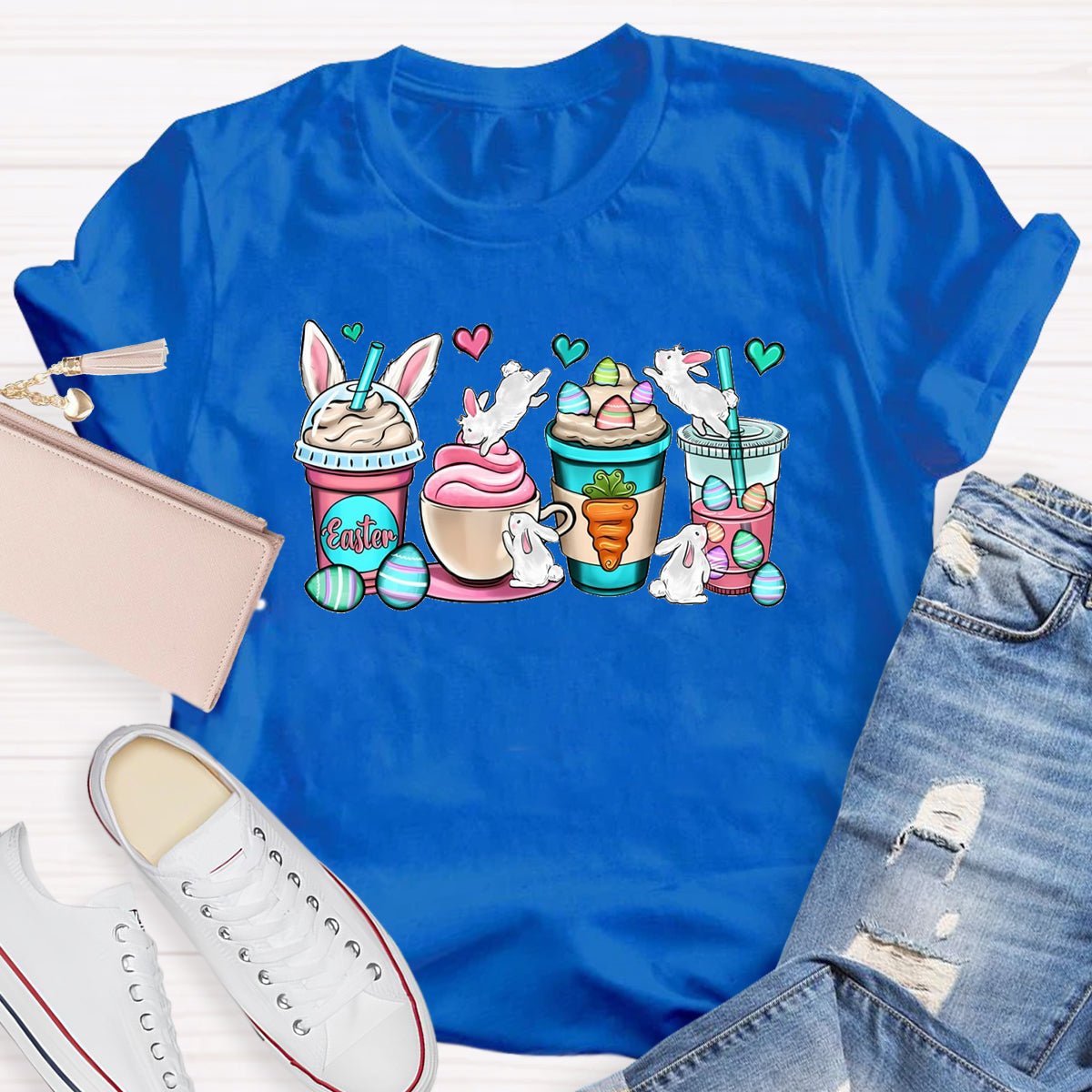 Easter Coffee Cups T-Shirt
