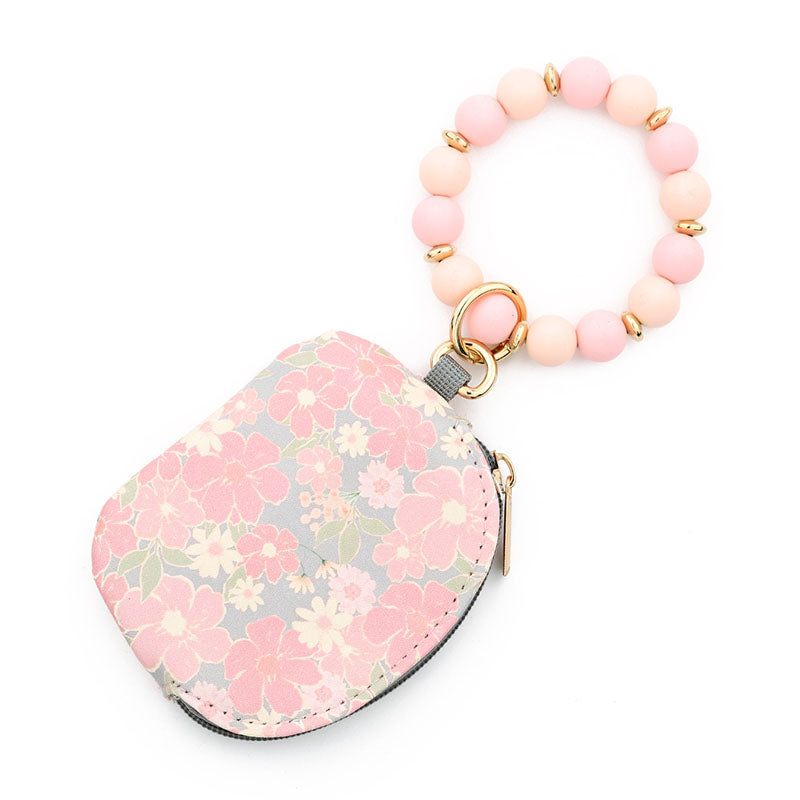 Waterproof Wristlet Half-Circle Card Holder Key Ring