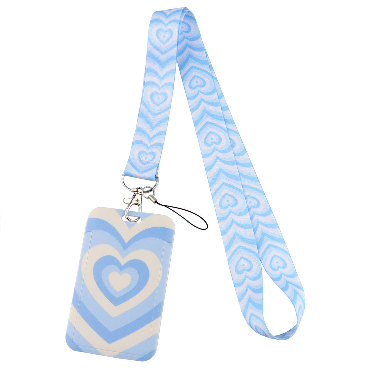 Heart-Shaped Phone Lanyard/Card Holder