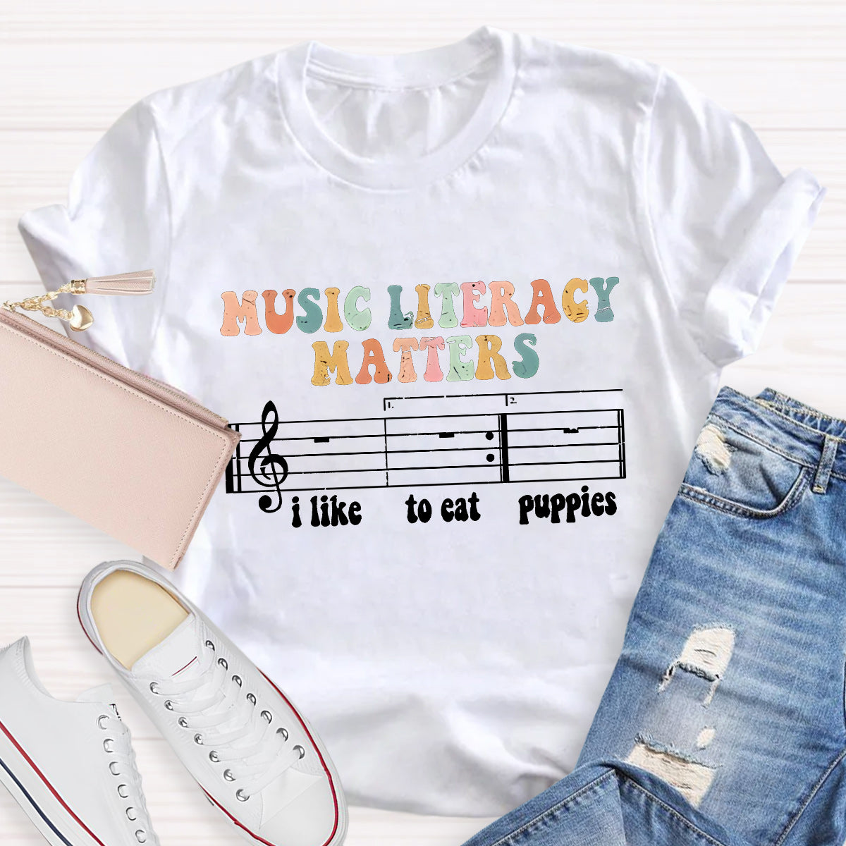 Music Literacy Matters Teacher T-Shirt