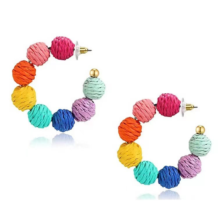 Colorful Boho Teacher Earrings