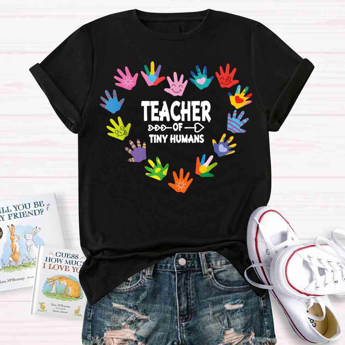 Teacher of Tiny Humans Kindergarten Preschool T-shirt