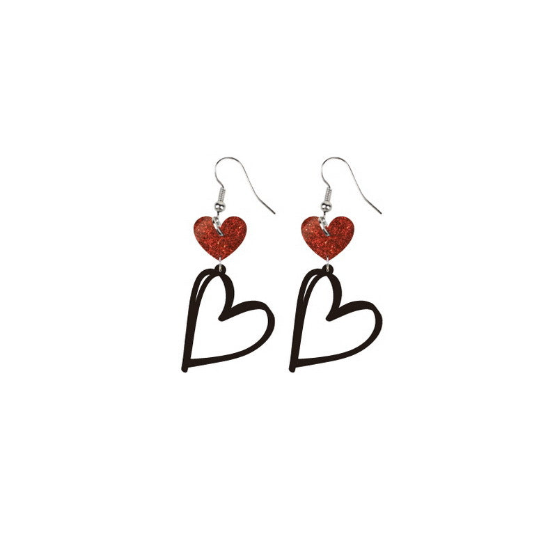 Devil Heart Bear Envelope Balloon Goblin Earrings