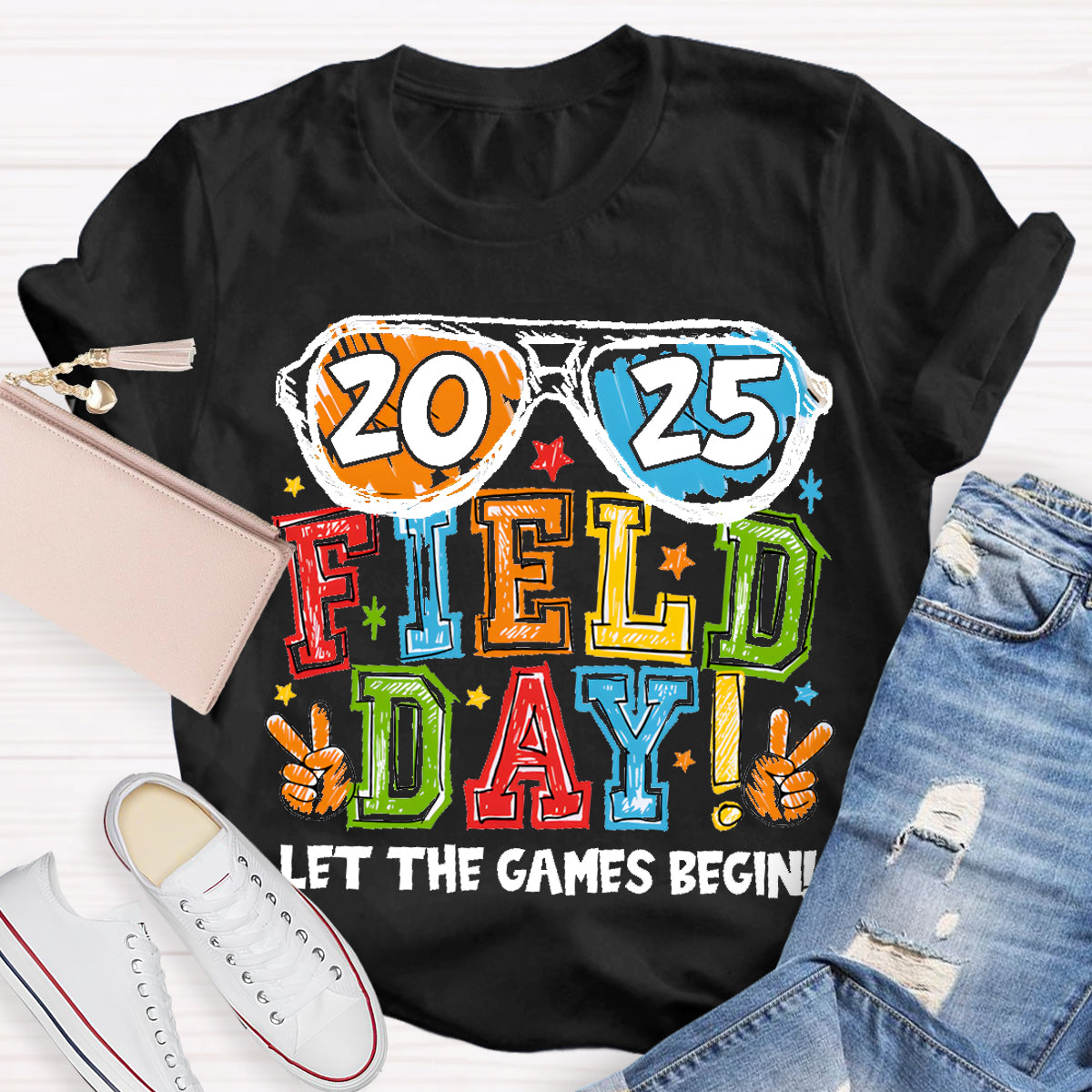 Field Day Let The Games Begin Teacher T-Shirt