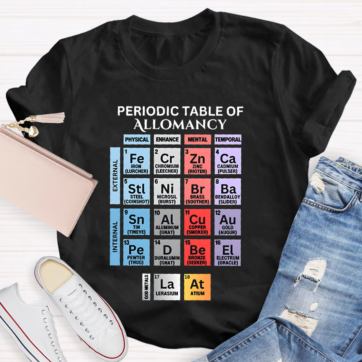 Periodic Table Of Allomancy Teacher T-Shirt