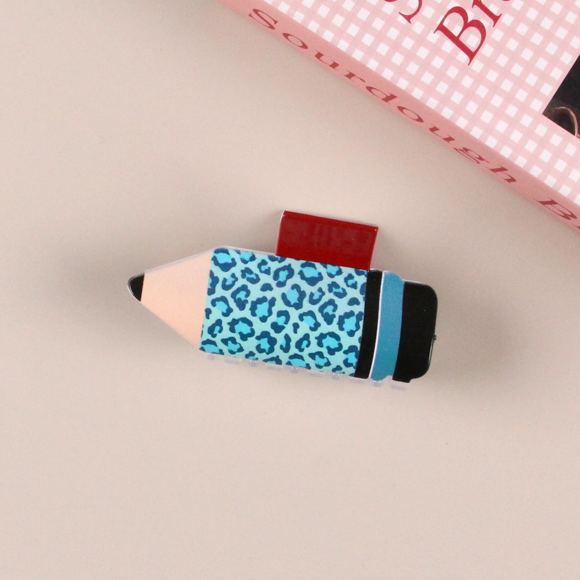 Candy Colored Rhinestone Accented Shark Clip