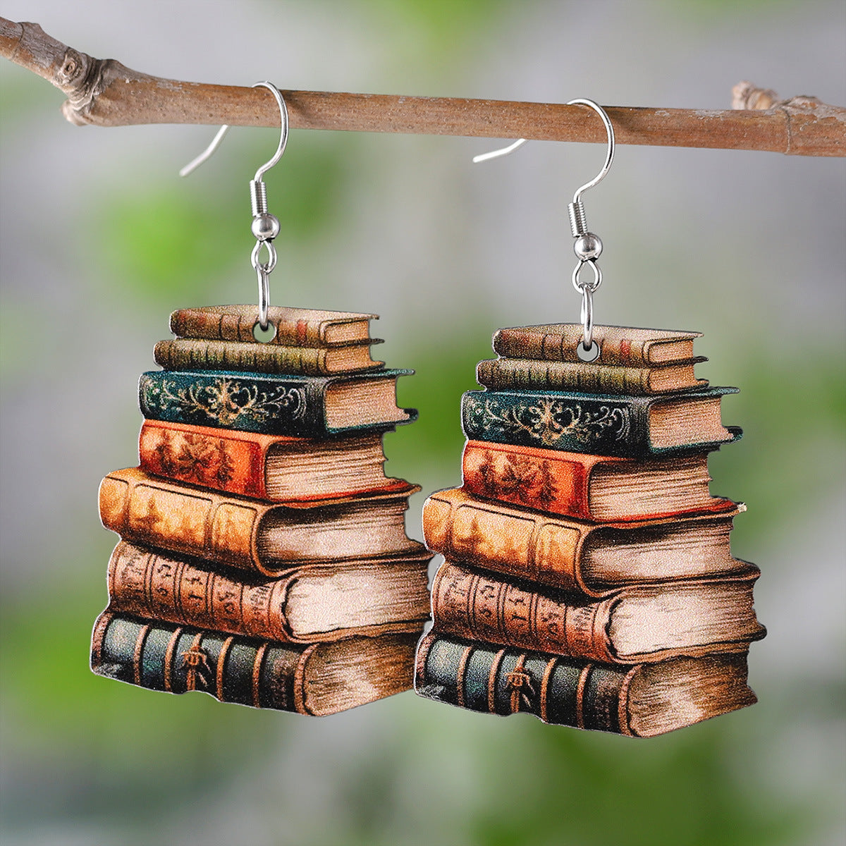 Teacher's Day Flower Bow Book Pendant