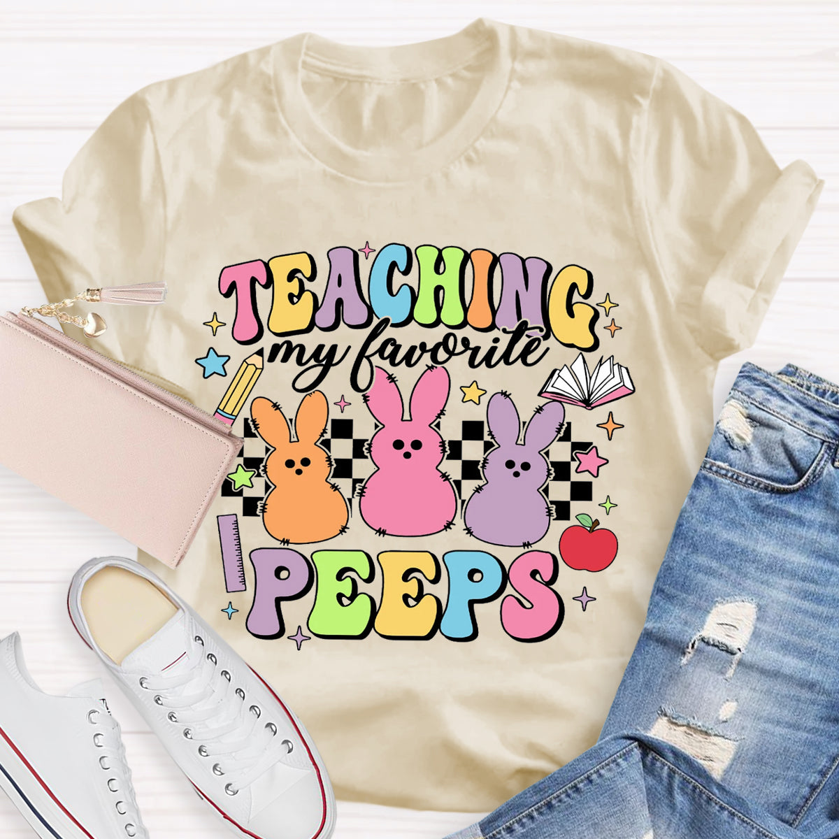 Teaching My Favorite Peeps Teacher T-Shirt