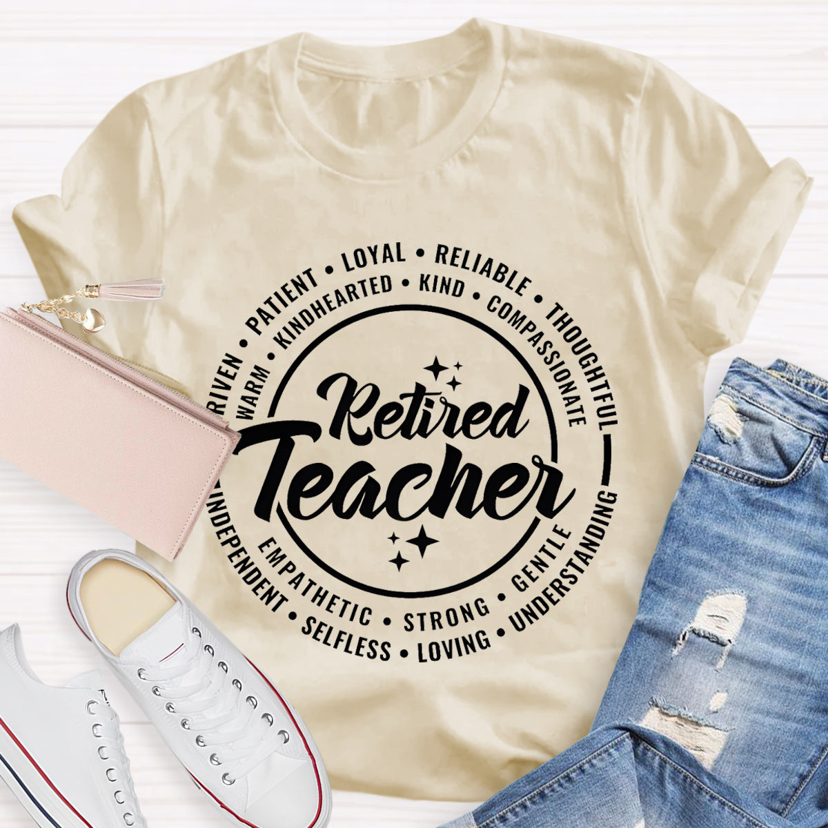 Retired Teacher Strong Teacher T-Shirt