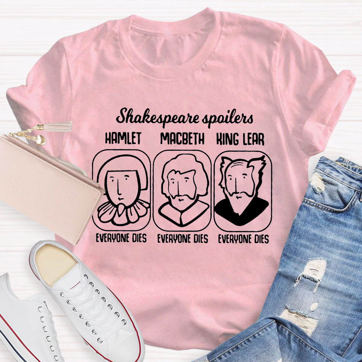 Shakespeare Spoilers Teacher T-Shirt