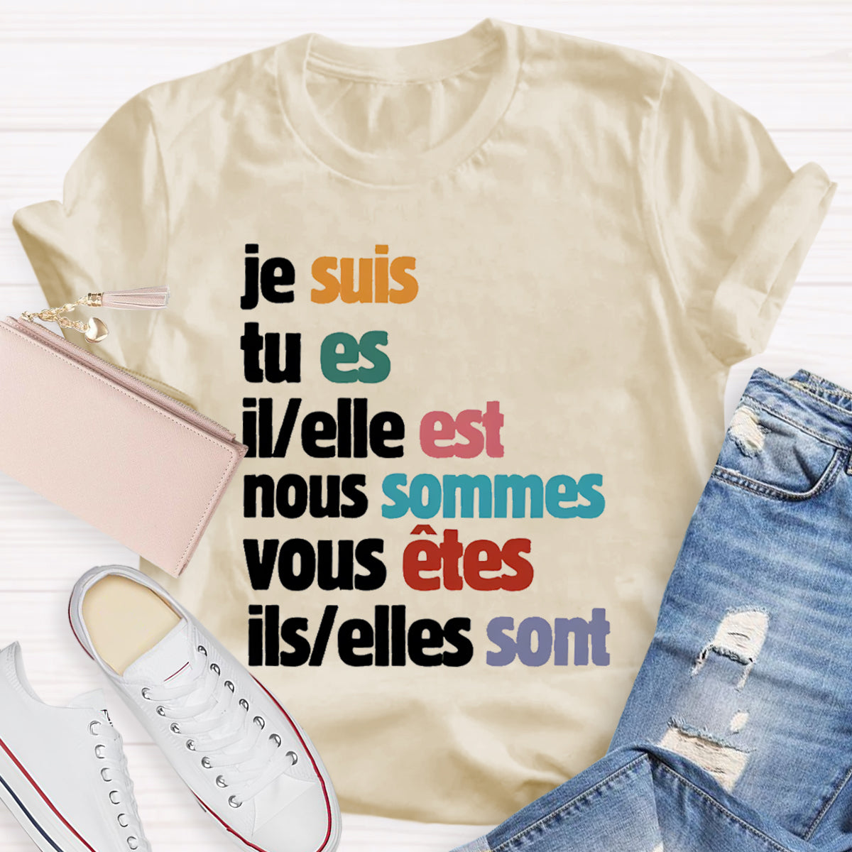 Je Suis Tu Es French Teacher T-Shirt