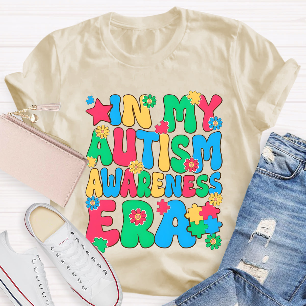 In My Autism Awareness Era Teacher T-Shirt