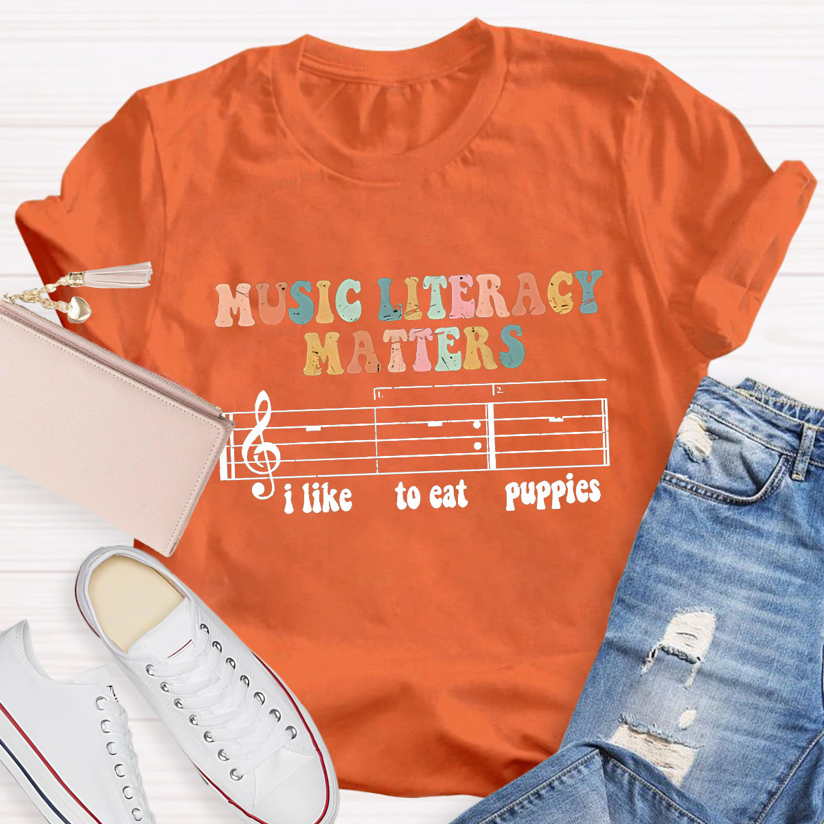 Music Literacy Matters Teacher T-Shirt