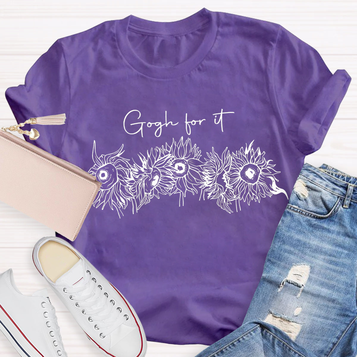 Go For It Art Teacher T-Shirt