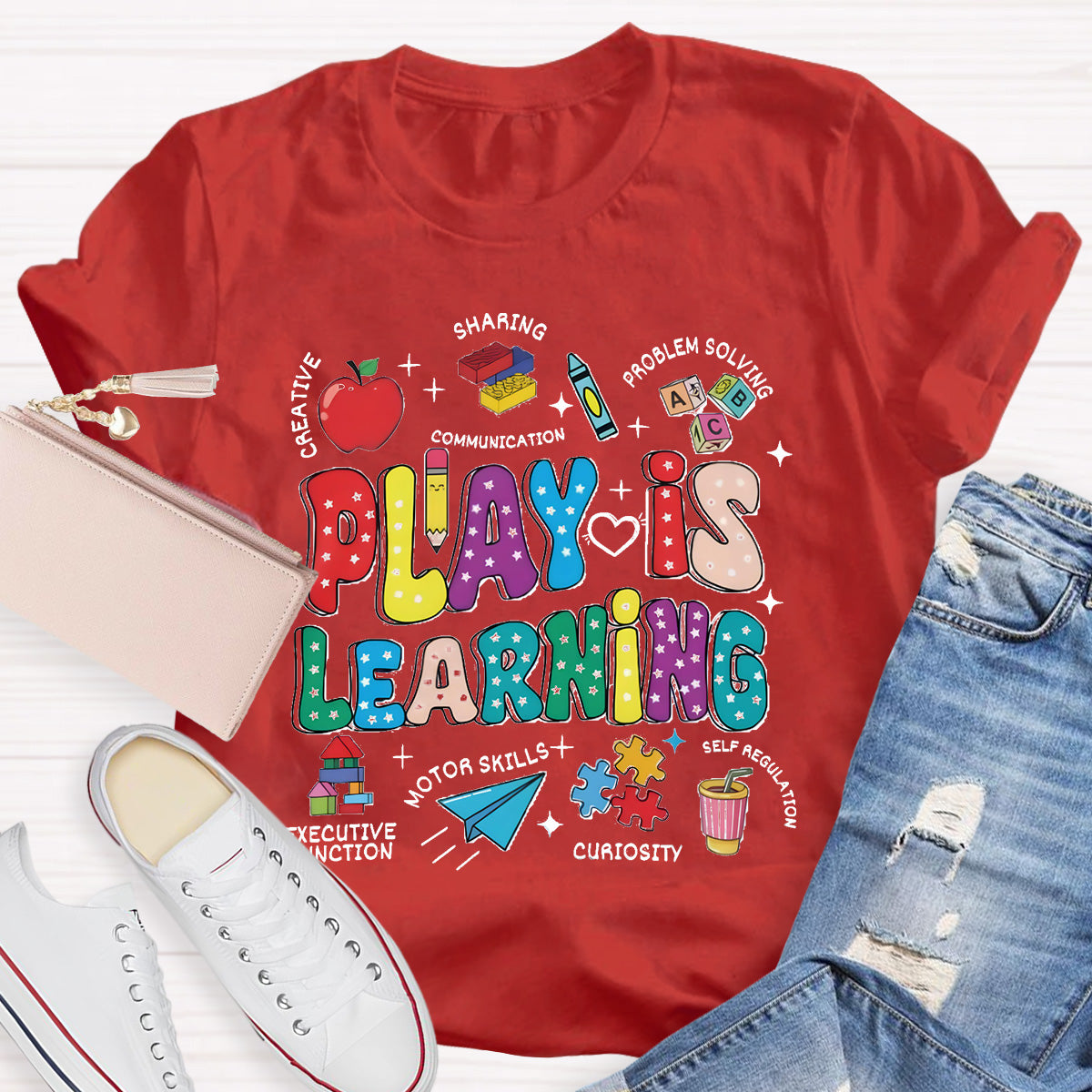 Play Is Learning Teacher T-Shirt