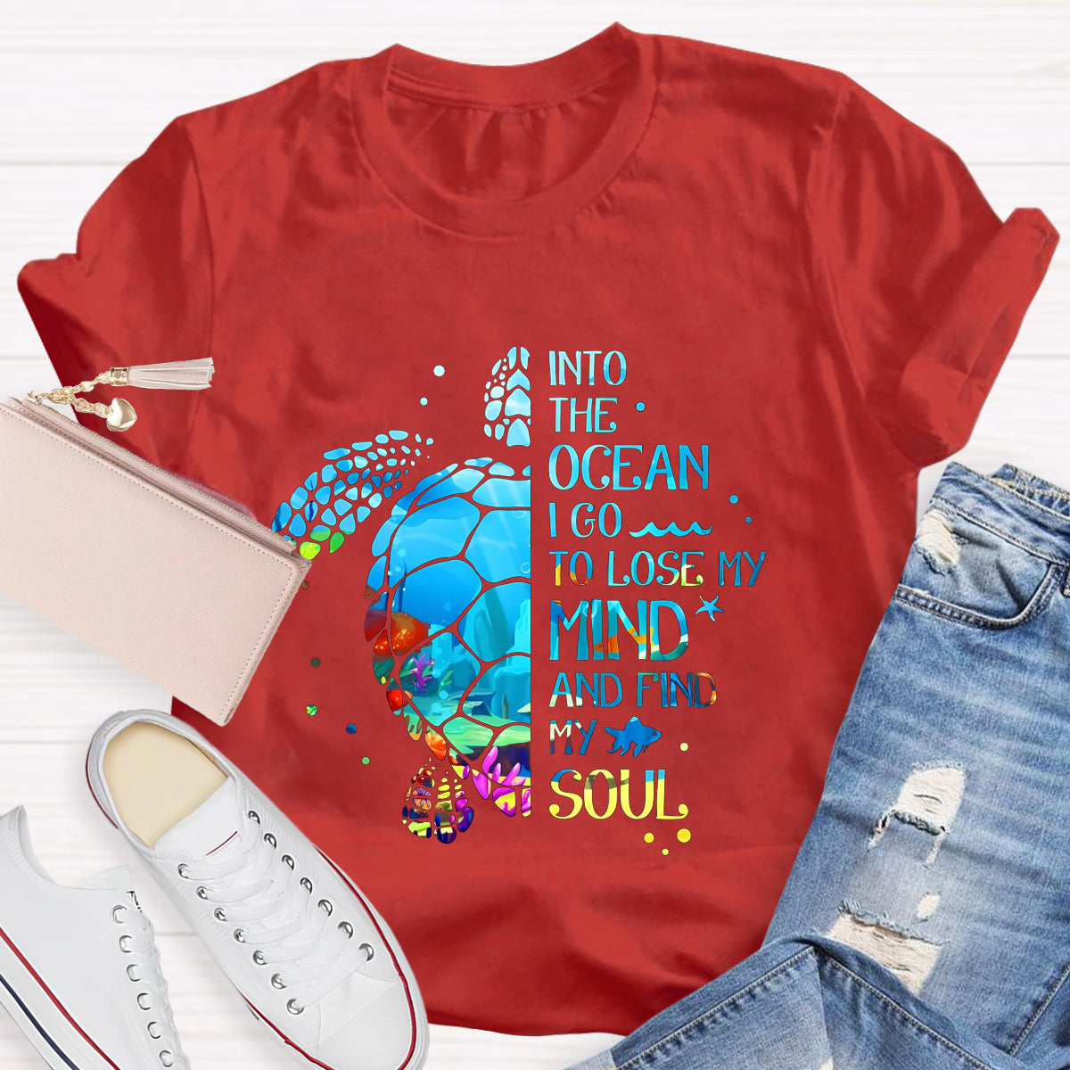 Into The Ocean I Go To Lose My Mind And Find My Soul  T-Shirt