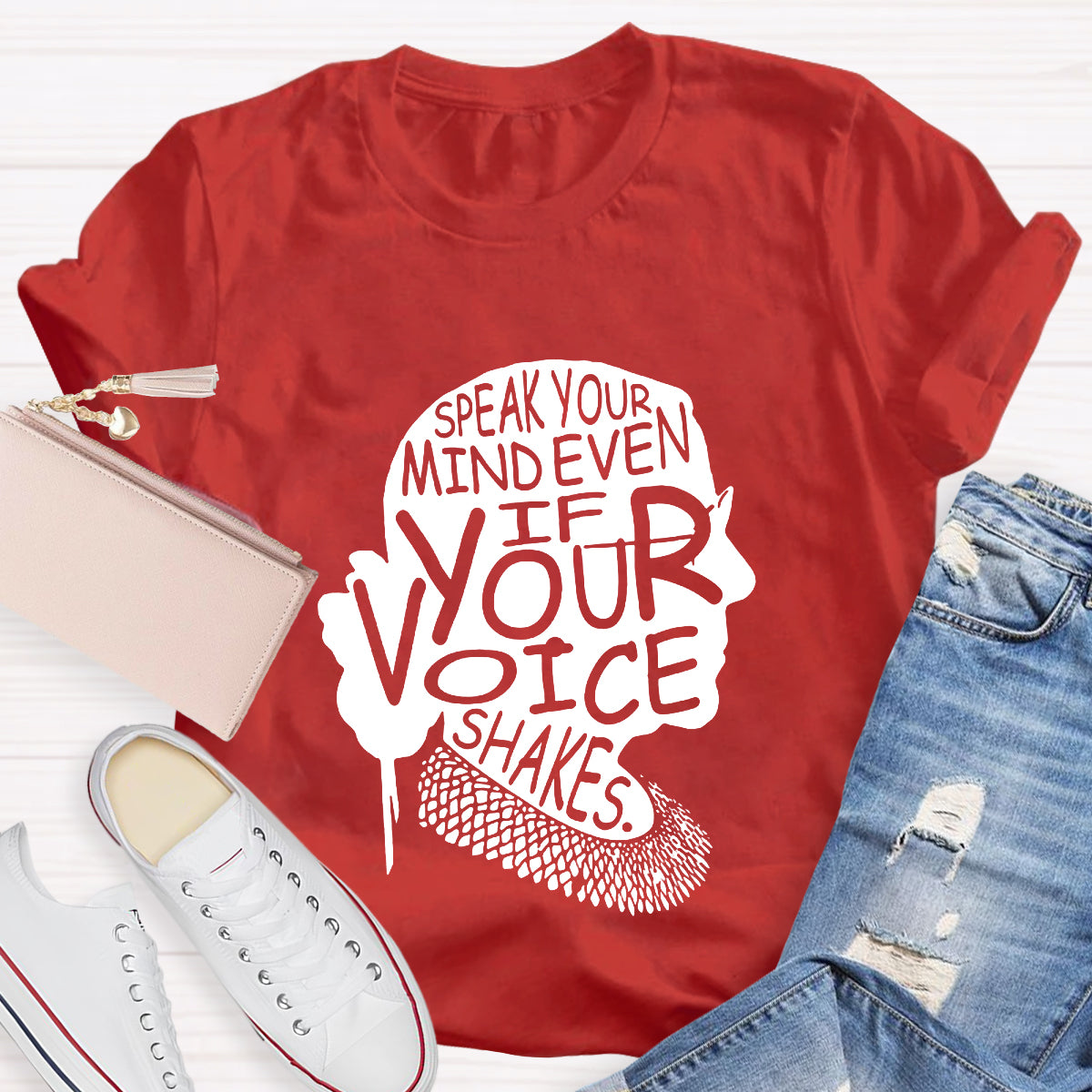 Speak Your Mind Even If Your Voice Shakes T-Shirt