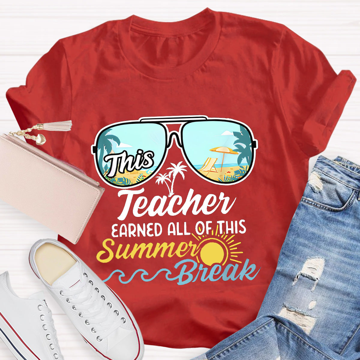 All Of This Summer Break Teacher T-Shirt