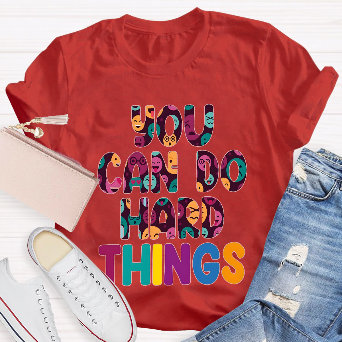 You Can Do Hard Things Teacher T-Shirt