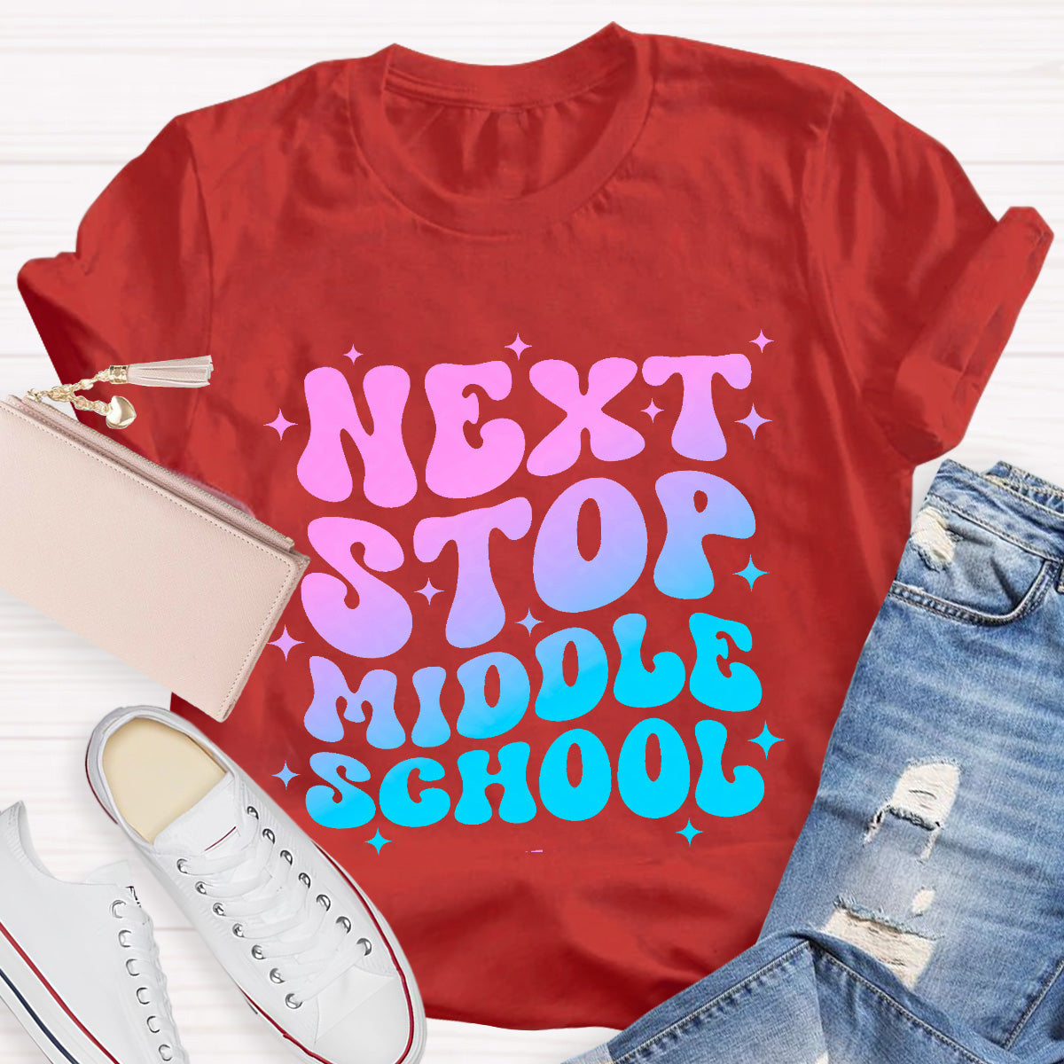 Next Stop Middle School Teacher T-Shirt
