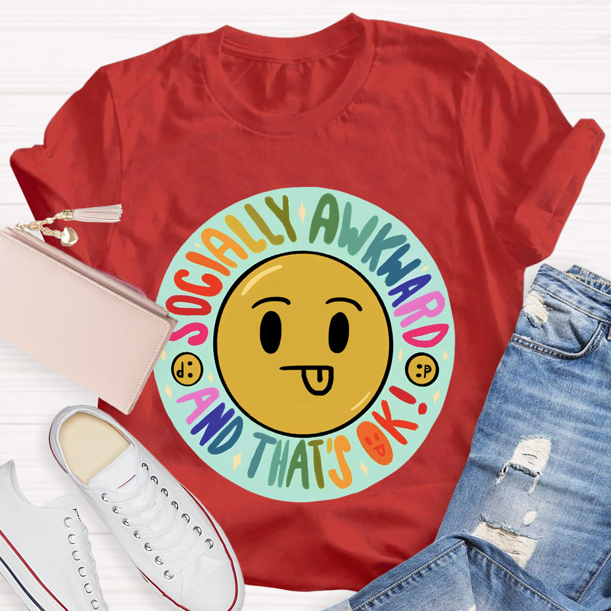 Smail That‘s Ok Teacher T-Shirt