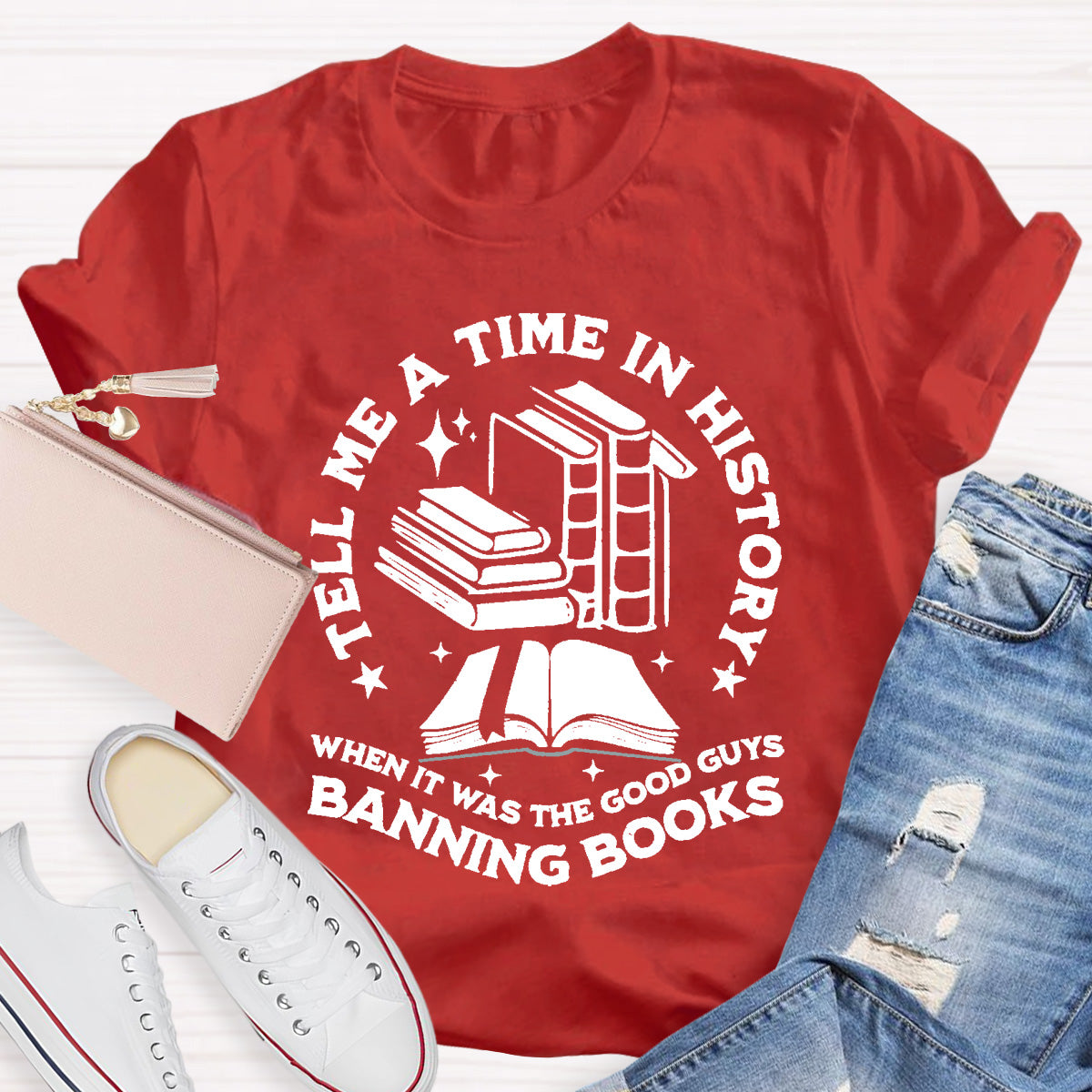 Tell Me A Time In History Teacher T-Shirt