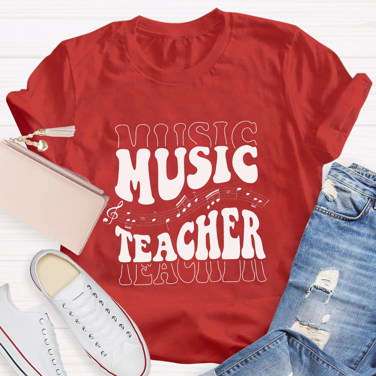 Musical Note Music Teacher T-Shirt